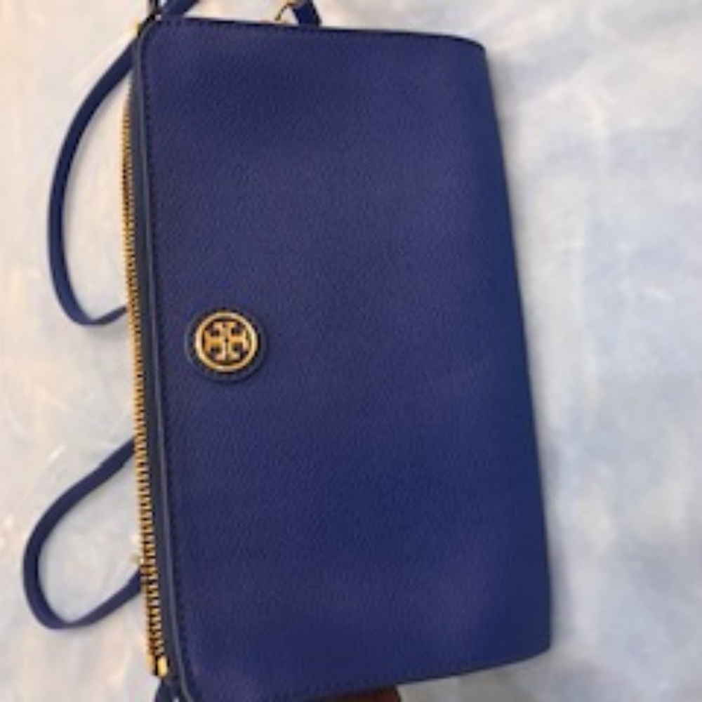 Tory Burch small cross body handbag blue